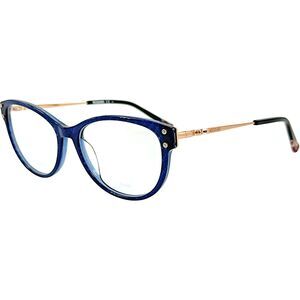 Missoni MIS0027 Womens Plastic Eyeglass Frame 0PJP Blue 54-17